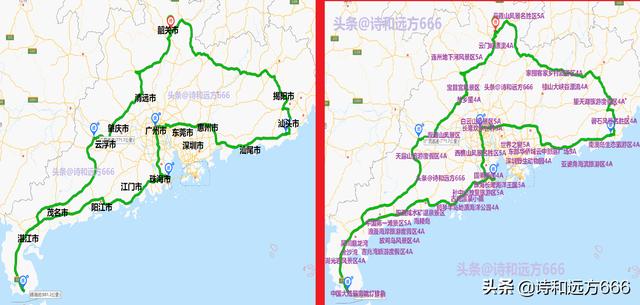 广东省旅游路线攻略